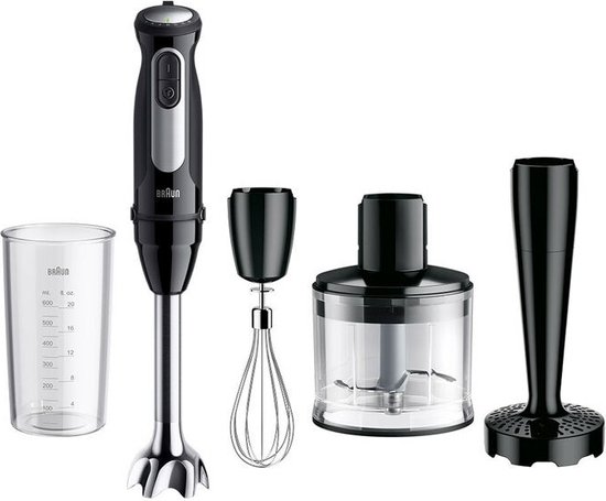Braun MultiQuick 5 Pro 0,6 l Staafmixer 1000 W Zwart, Zilver