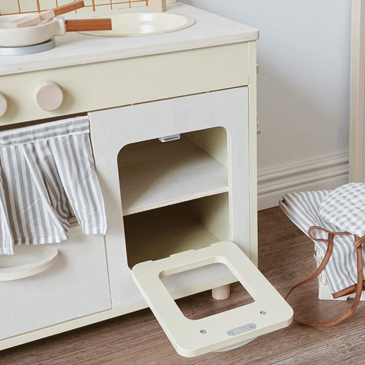 Buxibo Houten Speelgoedkeuken - Kinderkeuken Inclusief Accessoires en Keukengerei - Speelkeuken — afbeelding 7