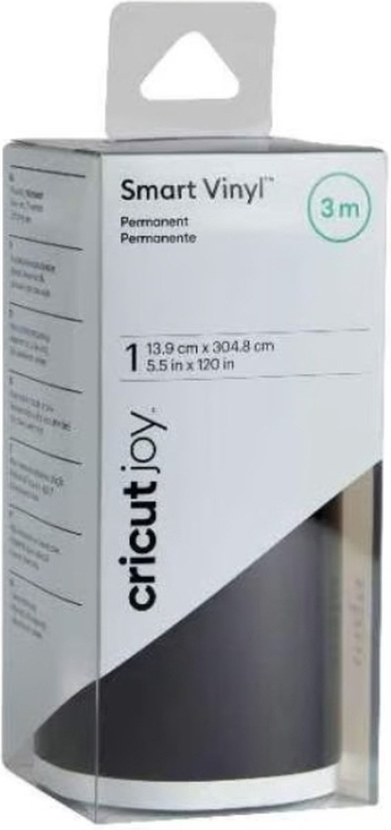 Cricut Joy™ Smart Vinyl Permanent Folie Zwart