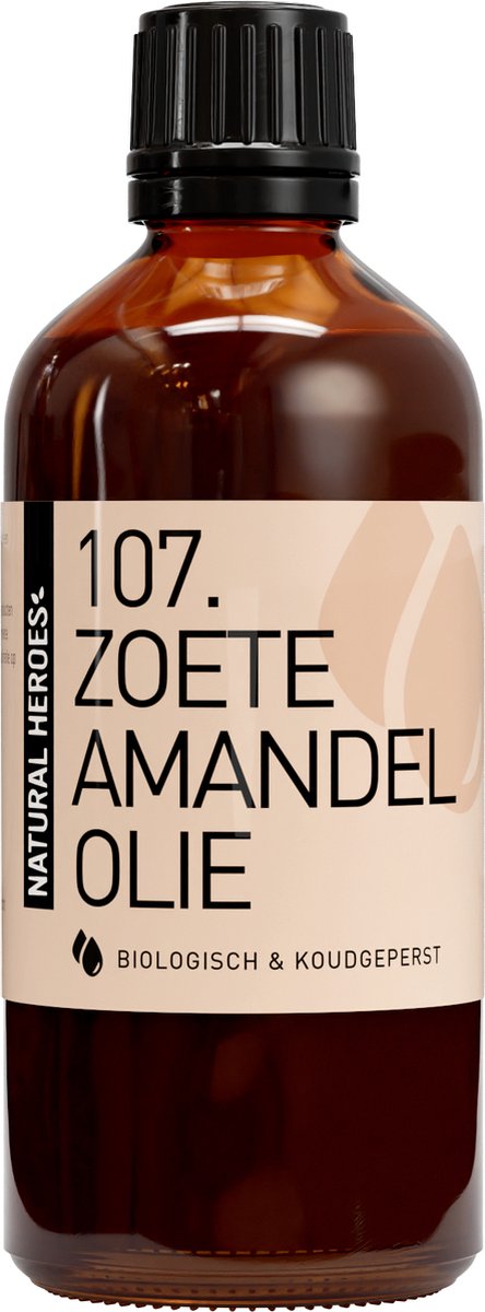 Natural Heroes - Zoete Amandelolie (Biologisch & Koudgeperst) 100 ml