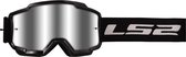 Lunettes cross LS2 Charger noires avec lens miroir