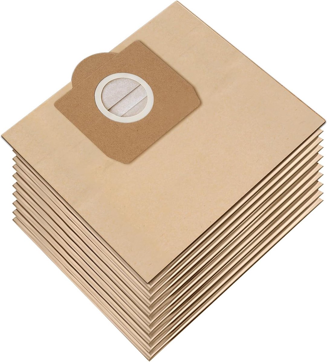 10 Stuks - Stofzuigerzakken - Geschikt Voor Kärcher 6.959-130.0 WD3 WD3P MV3 - 80*22cm - Premium stofzuigerzakken - Vervangende Papieren Filter Zakken - Nat & Droog Stofzuiger