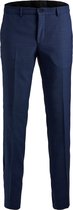 JACK & JONES Solaris Trouser regular fit - heren pantalon - blauw - Maat: 46