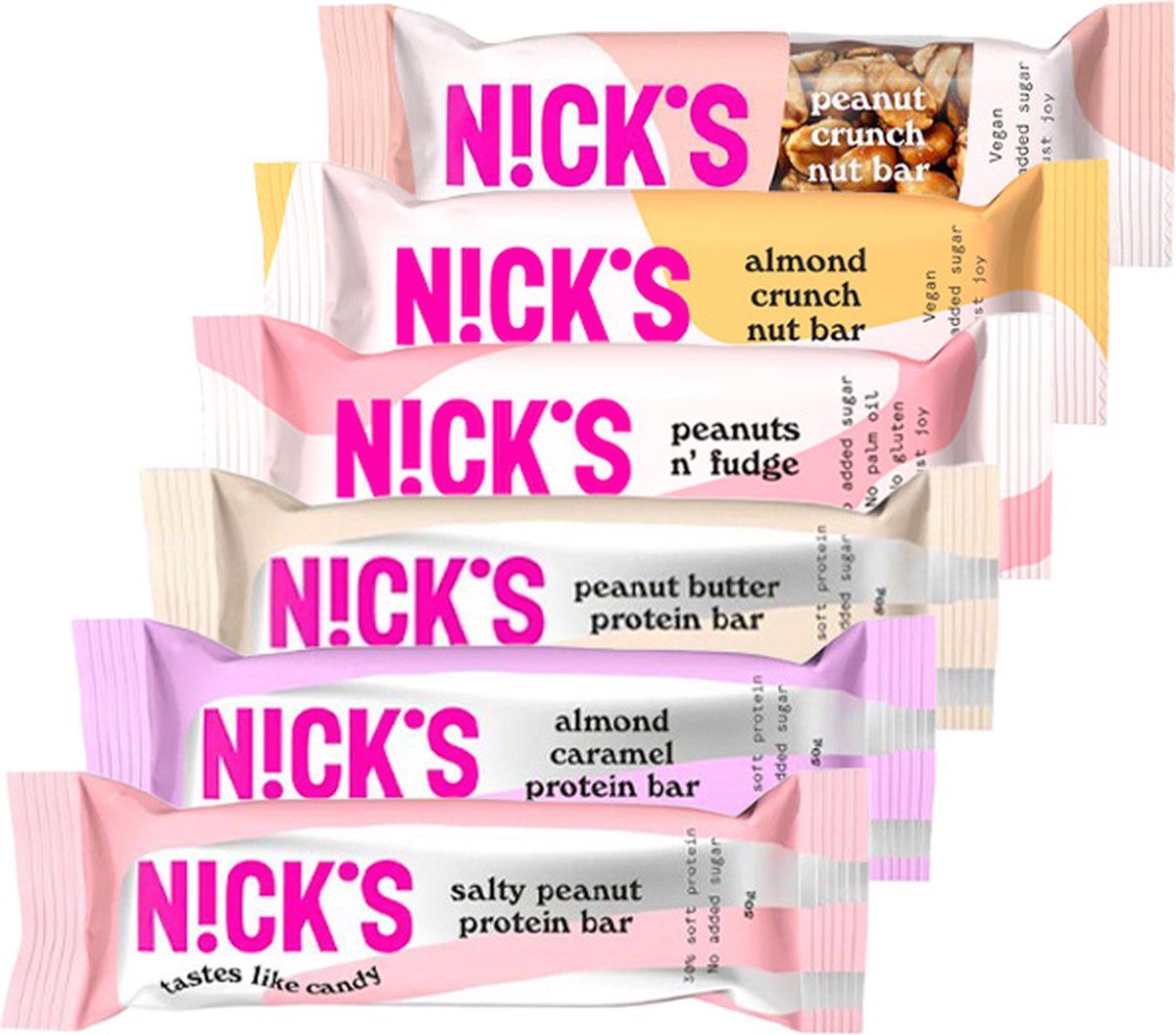 Goedkoopste Nick's | Mix Nut Bars | Voordeelpakket | 3 x 40 gram en 3 x 50 gram