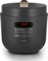 Bol.com Lauben Multicooker - Snelkookpan - Electrische Snelkookpan Multicooker - 9 Automatische programma's - 5 L - 900W - Zwart aanbieding