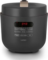 Lauben Multicooker - Snelkookpan - Electrische Snelkookpan Multicooker - 9 Automatische programma's - 5 L - 900W - Zwart