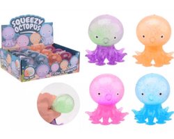 12 Squeezy inktvis in display