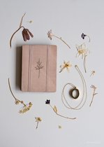 FynBosch Design Bloemenpers met Goud Ketting Ovaal - DIY - Sieraden maken voor volwassenen - Maak je eigen Bloemen Hanger - Pocket Flower Press - Bloemen Drogen - Goldfilled 14K