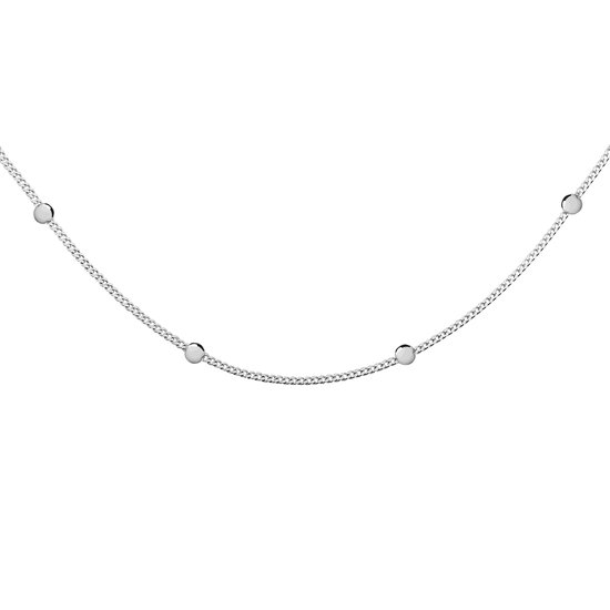 Zilveren choker met balletjes - gemaakt van 925 sterling zilver