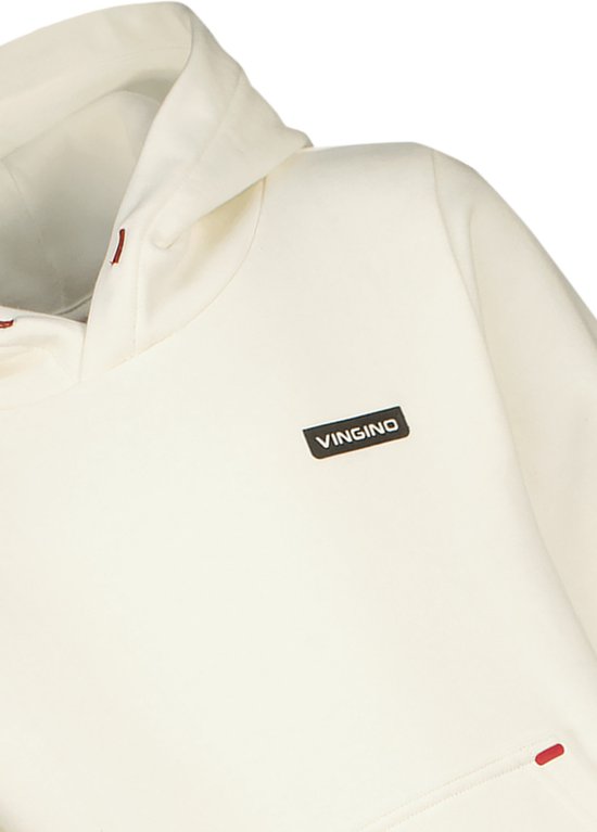 Vingino jongens hoodie Basic Cloud White