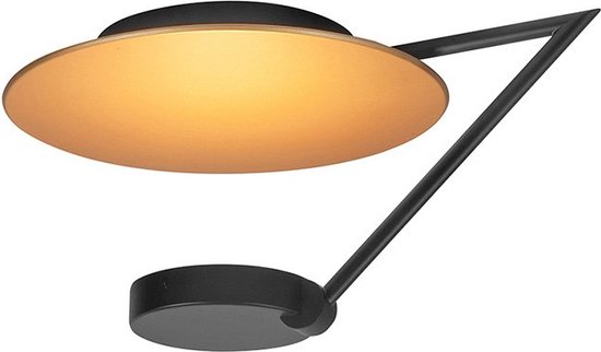 Goldy Plafondlamp LED 990lumen zwart/goud - Modern - Highlight