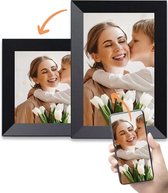 CASIVO Digitale Fotolijst 10.1 Inch - Full 1080 HD - Frameo app - 16GB - Touchscreen - Fotokader - Foto's & video's delen - Wifi - Zwarte kleur - Deel al jouw herinneringen - Het Ideale Cadeau voor iedereen!