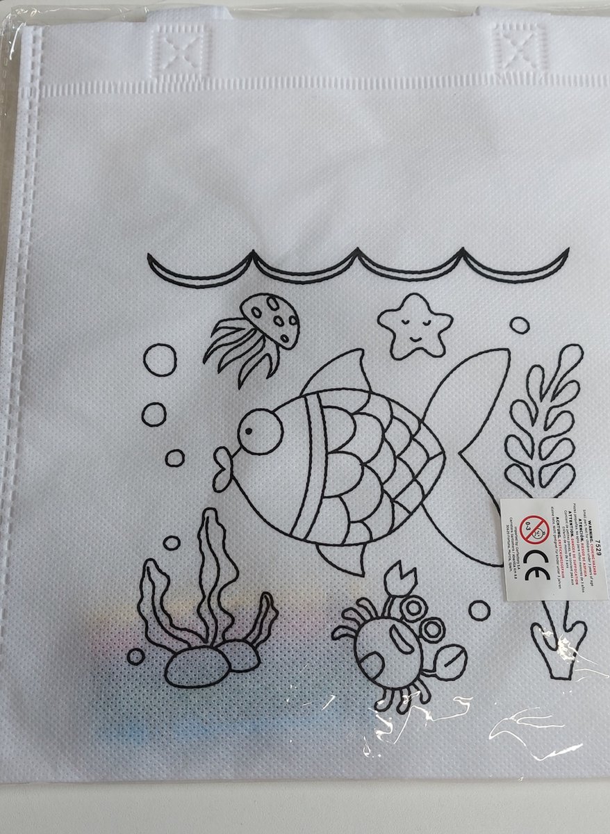 Inkleurbare tasjes - Knutsel & Creatief speelgoed voor Kinderfeestje - 3 stuks