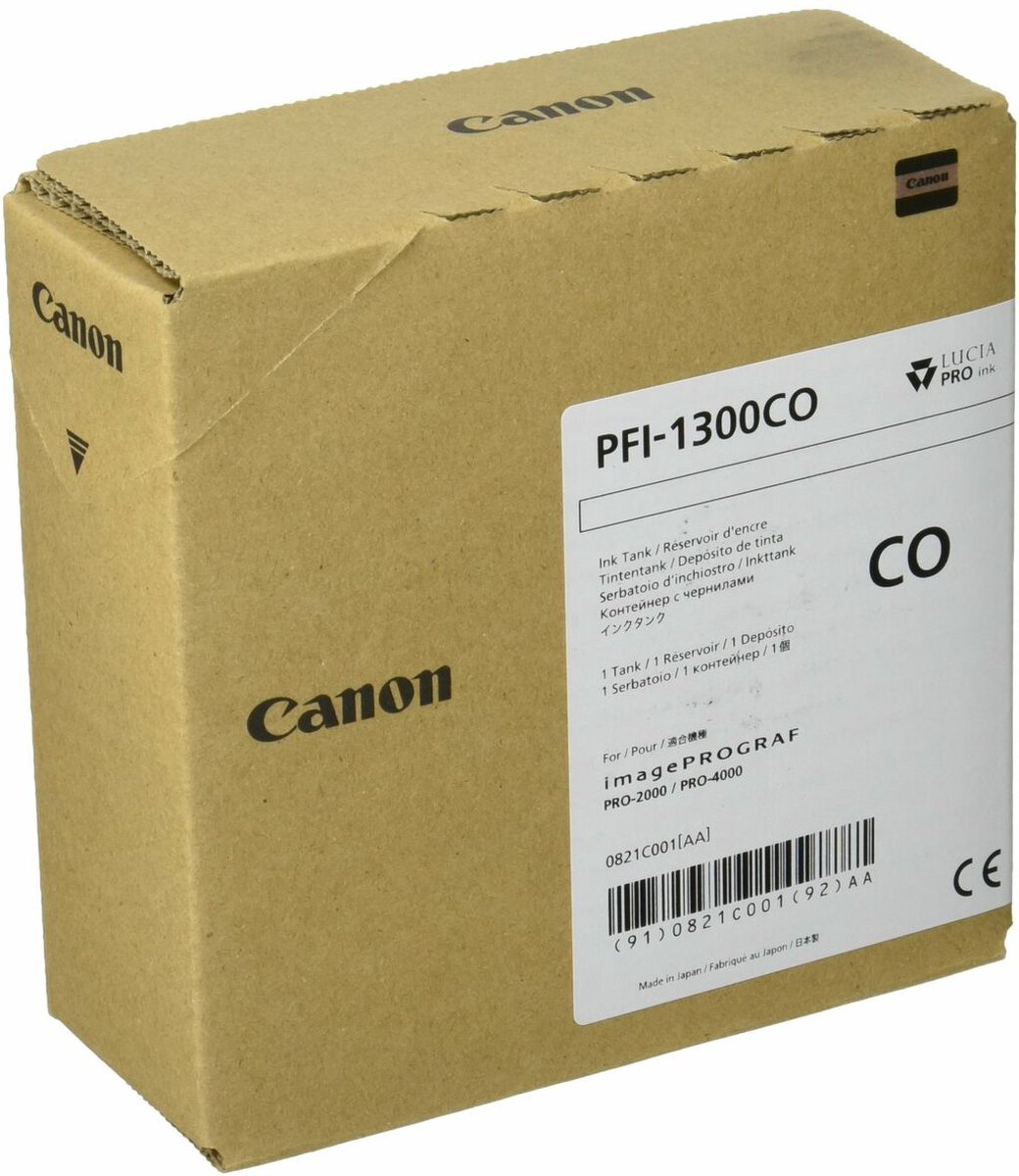 Canon PFI-1300CO Chroma Optimizer Inktcartridge
