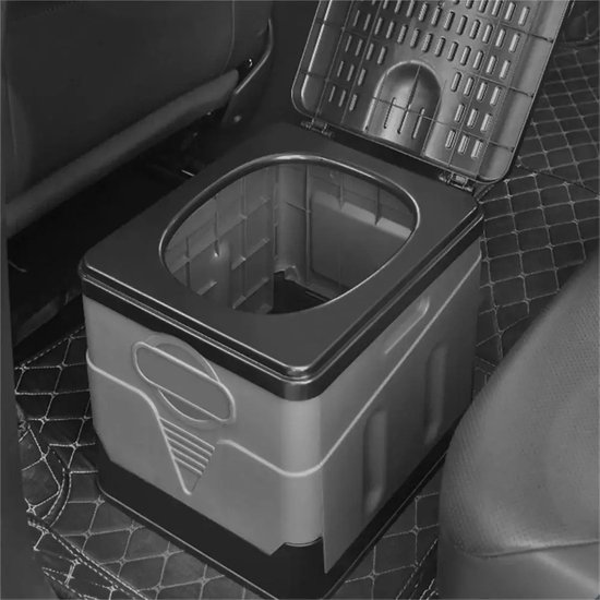 UTEBIT Draagbaar toilet, opvouwbaar, camping, draagbaar, met 20