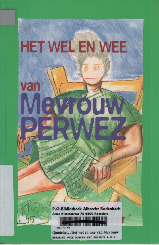 Wel en wee van mevrouw perwez - cover