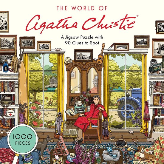 Foto: The world of agatha christie 1000 piece jigsaw 1000 piece jigsaw with 90 clues to spot