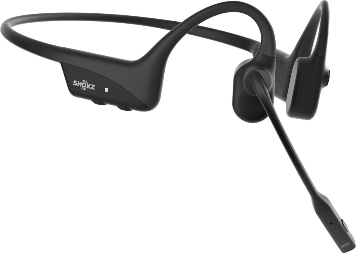 SHOKZ C110-AN-BK hoofdtelefoon/headset Draadloos oorhaak Kantoor/callcenter Bluetooth Zwart