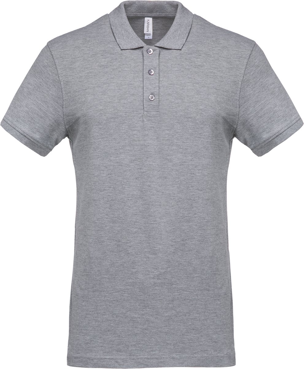 Kariban Piqué-herenpolo korte mouwen K254 - Oxford Grey - L