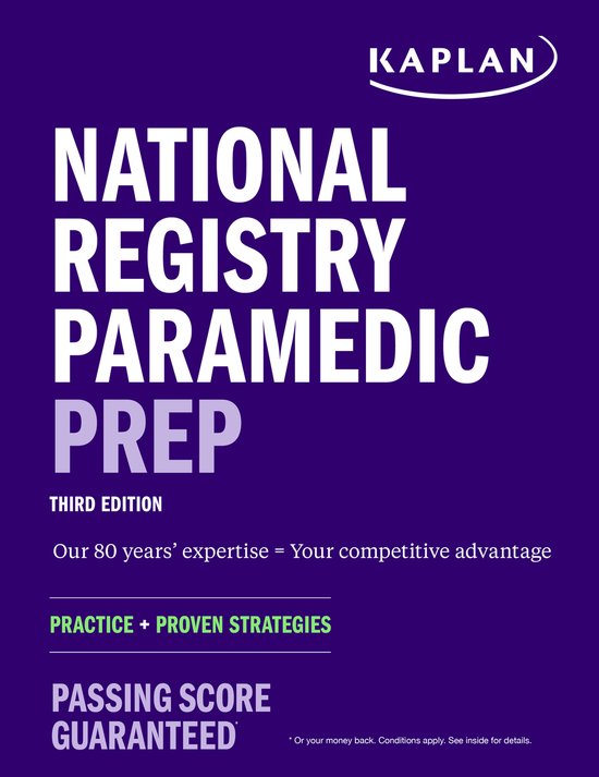 Kaplan Test Prep- National Registry Paramedic Prep: Study Gu ... - cover