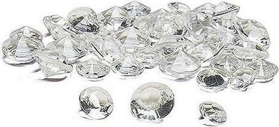 handel Super goed grind Confetti kristallen Doorschijnend - decoratie huwelijk - tafelversiering |  bol.com