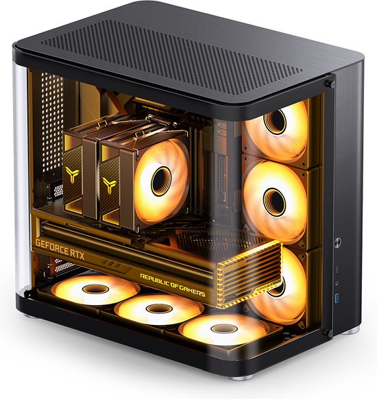 Jonsbo TK-2 2.0 Midi Tower Zwart