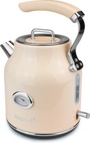 Korona 21676 Toaster, 4 Scheiben, Creme, Röstgrad-Anzeige, auftauen, rösten, aufwärmen, 1630 Watt, Brötchen-Aufsatz, Krümel-Schublade, Brotscheiben-Zentrierung