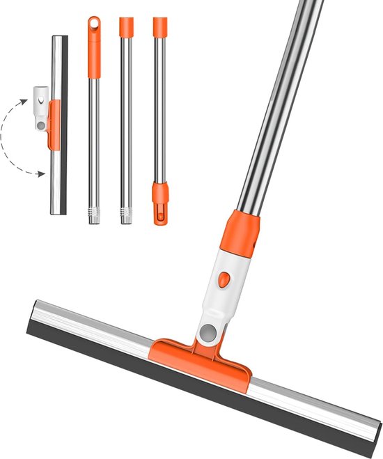 Kerbl-watertrekker, versterkt, hoogwaardige rubberen lip, 75 cm breit