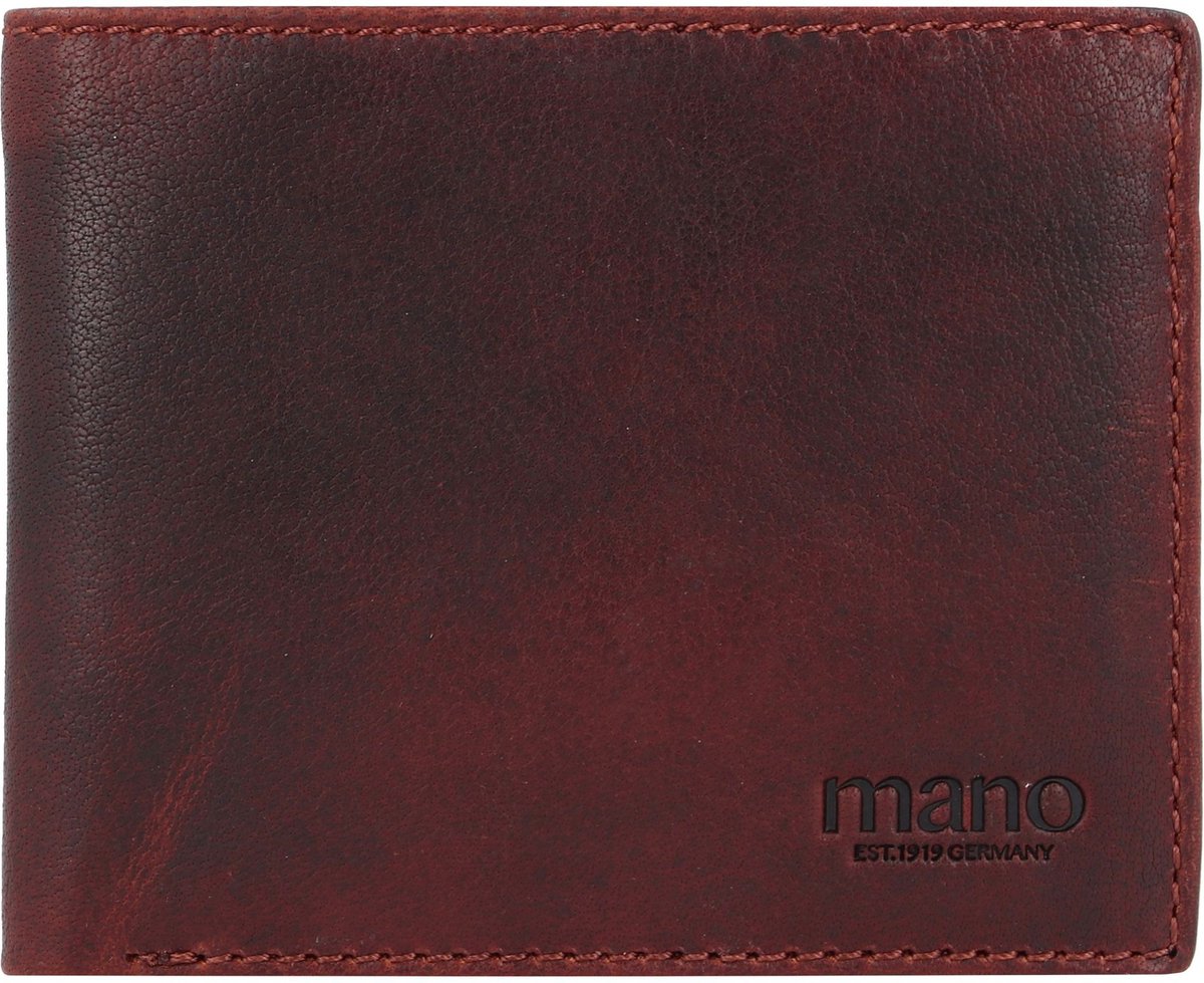 mano Don Simon Leren Portemonnee 11,5 cm - Jongens - Horizontaal - schwarz