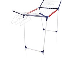 Leifheit wasrek Pegasus 200 Solid - drooglengte 20m - wasgoed droogrek - vleugelwasdroger - 4 houders - 5 hangers - Amazon Exclusive