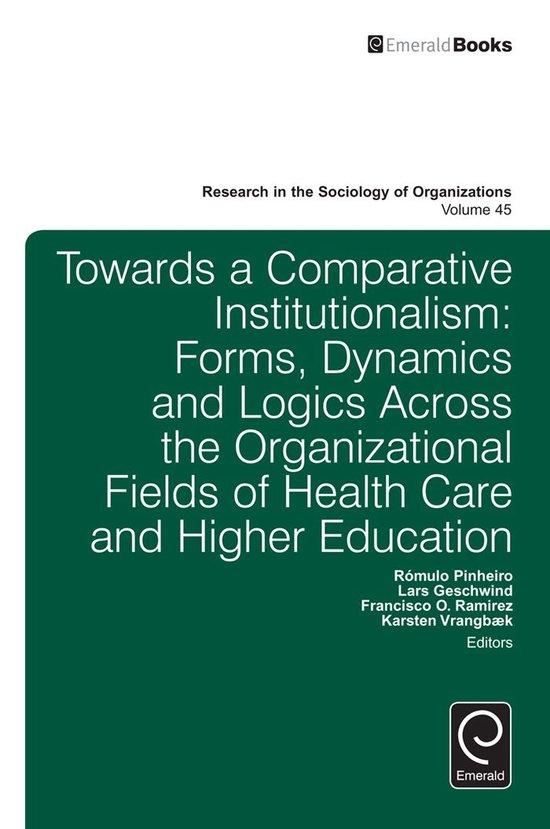 Research in the Sociology of Organizations 45 - Towards a Co ... - cover