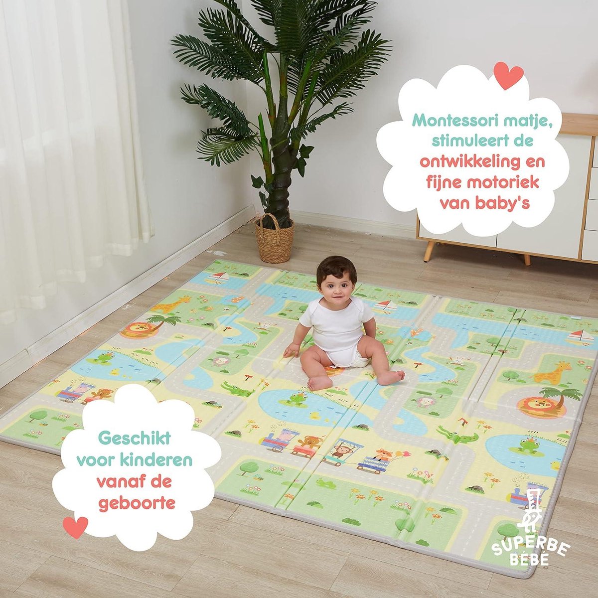Puzzelmat Voor Kinderen Speelmat Schuimmat Leermat Voor Kinderen Niet Giftig Set Van 18