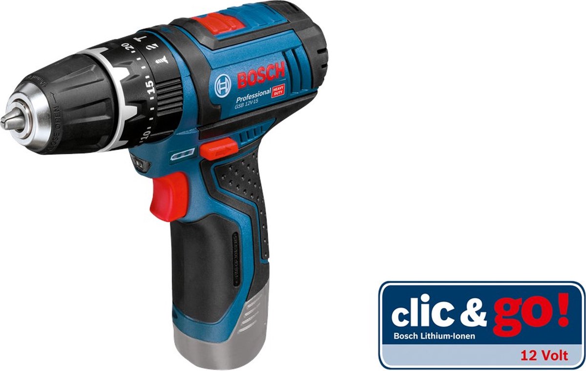 Accu schroefklopboormachine GSB 12-2-LI (Zonder accu/lader)