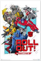 Transformers poster - Robot - Roll out - Autobots - Optimus prime - 61 x 91.5 cm