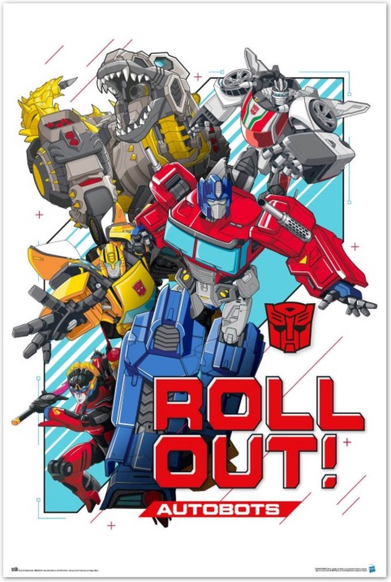 Posterpoint Transformers poster - Robot - Roll out - Autobots - Optimus prime - 61 x 91.5 cm multi