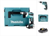 Makita DFS 452 Y1J accu droge montagebouwschroevendraaier 18V Brushless + 1x accu 1.5Ah + Makpac - zonder lader