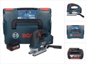 Bosch GST 18V-155 BC accudecoupeerzaag 18 V 135 mm borstelloos + 1x accu 5.0 Ah + L-Boxx - zonder oplader