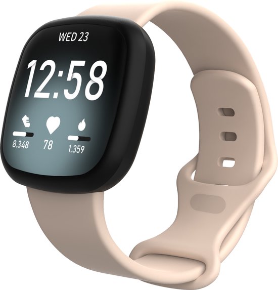 By Qubix - Fitbit Versa 3 / By Qubix Sense Sport - Rose sable - S/M - Fitbit versa