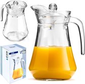 Carafe En Verre Orion 2.1L | Bec Verseur Et Couvercle | Thé Glacé, Lait, Eau | Lave-vaisselle