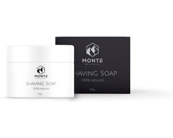 MONTE - Scheerzeep - 100% natuurlijk - Shaving Soap - 90 gram