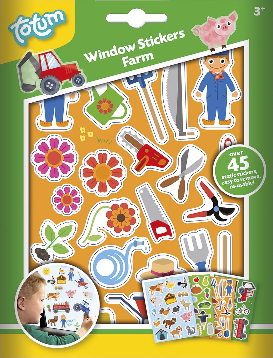 Boerderij dieren op een bank | De Fabriek Muurstickers