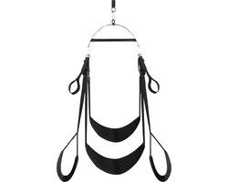 Sex Schommel - Sex Swing Extra Stevig – Seksschommel – Seksspeeltjes voor Koppel – Seks Schommel BDSM – Erotiek Toys - Sex Sling – Love Swing – Discreet Verpakt – Zwart