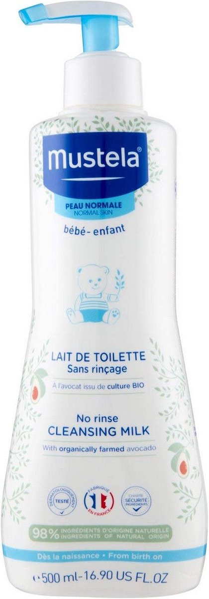 Mustela peau normal Toiletmelk zonder spoelen 500ml van Mustela — afbeelding 2