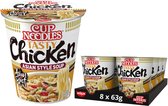 Nissin Cup Noodles Tasty Chicken - Voordeelverpakking - 8 stuks