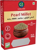 GJ - Parelgierst - Pearl Millet - Kambu - Glutenvrije Graan - 3x 500 g