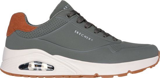 Skechers Uno - Baskets pour femmes Suited On Air pour hommes - Vert olive - Taille 44