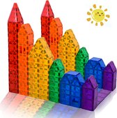 Magnetic Tiles- Magnetisch Speelgoed – 32 stuks - Constructie speelgoed - Magnetische tegels - Montessori speelgoed - Magnetic toys - Magnetische bouwstenen - Speelgoed Kinderen - Magna minds