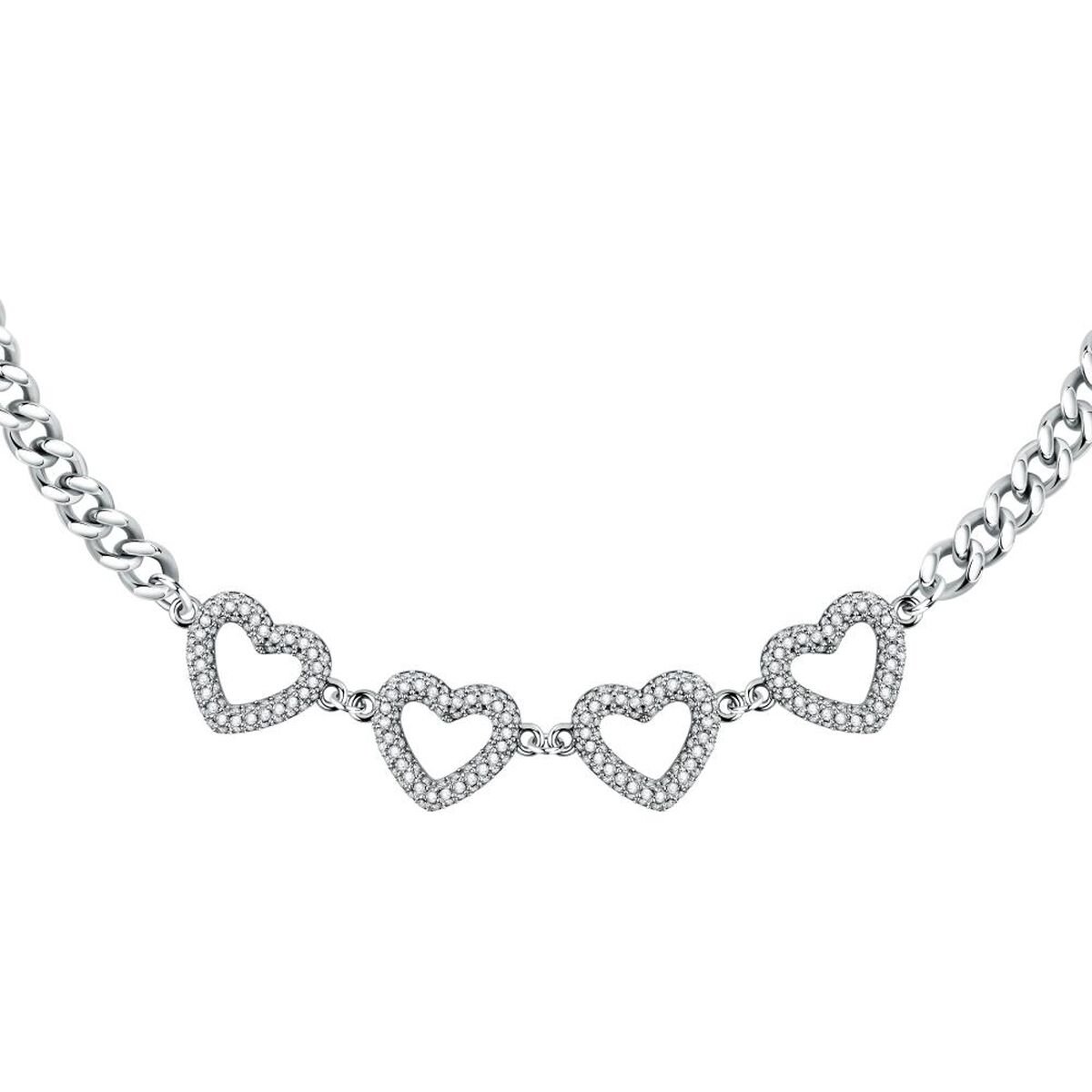 Morellato Bagliori Zilverkleurige Damesketting met Kristallen