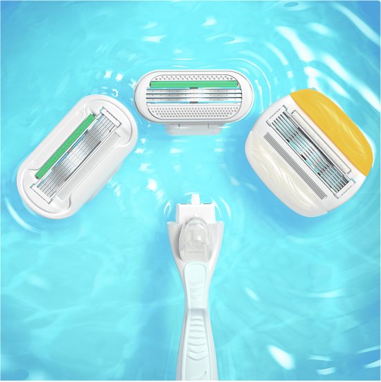 Gillette - Venus Smooth - Sensitive - Skin Elixir - Zachte scheerbeurt - 4 Navulscheermesjes