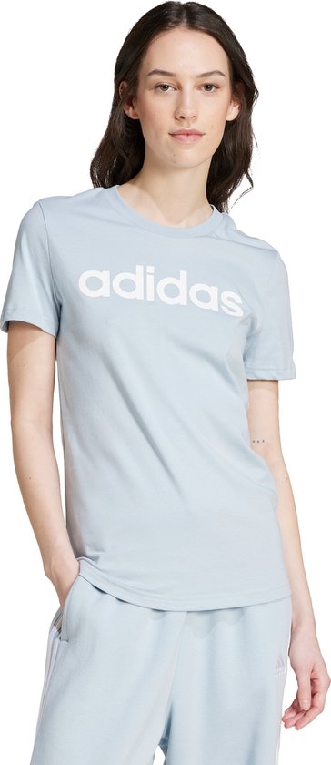 adidas Sportswear LOUNGEWEAR Essentials Slim Logo T-shirt - Dames - Blauw- XL